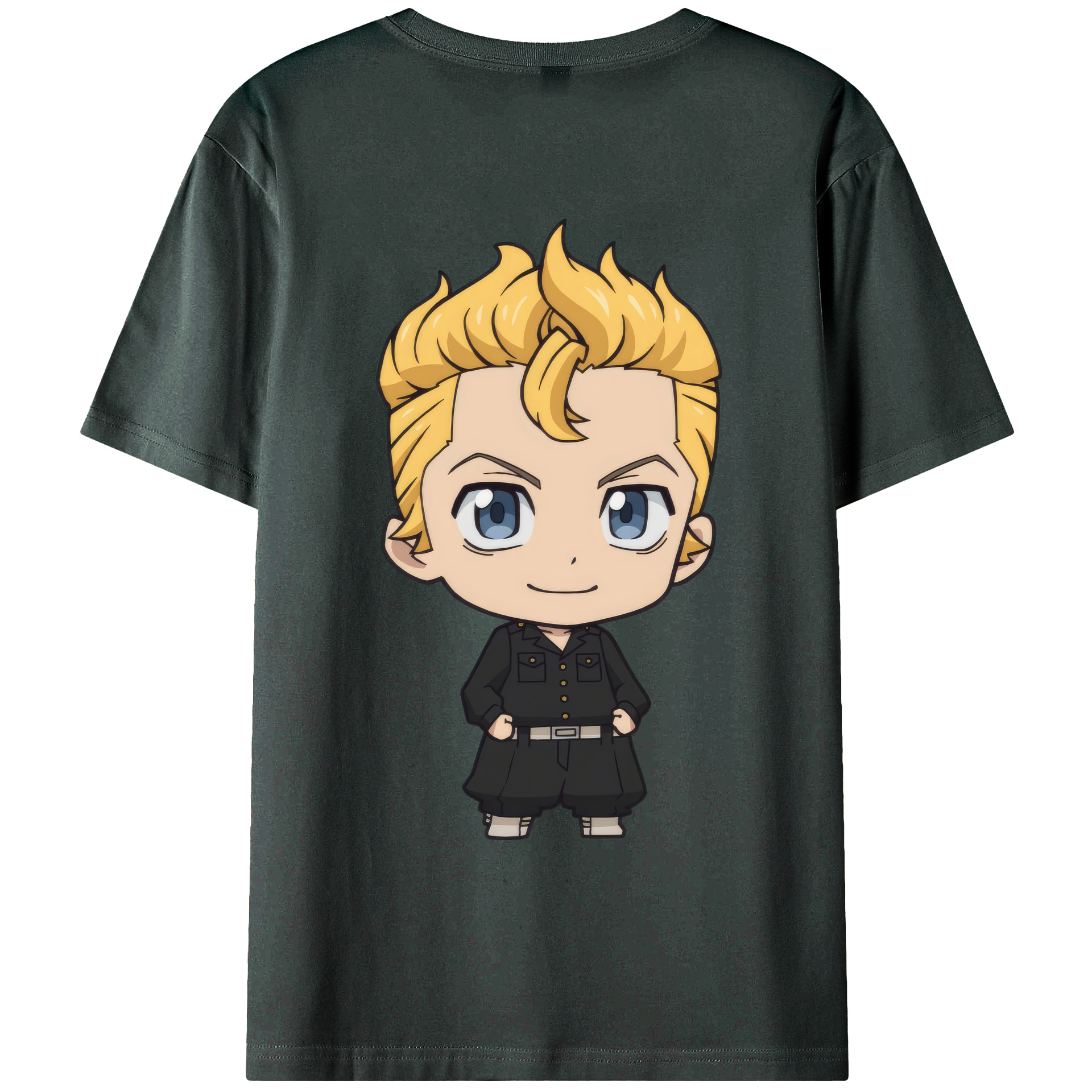 （画像用） 東京リベンジャーズ Tokyo Revengers 綿100％ メンズ半袖Tシャツ（バックプリント） 通気性
